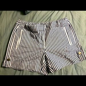 White House Black Market Stripe Short Size 6
